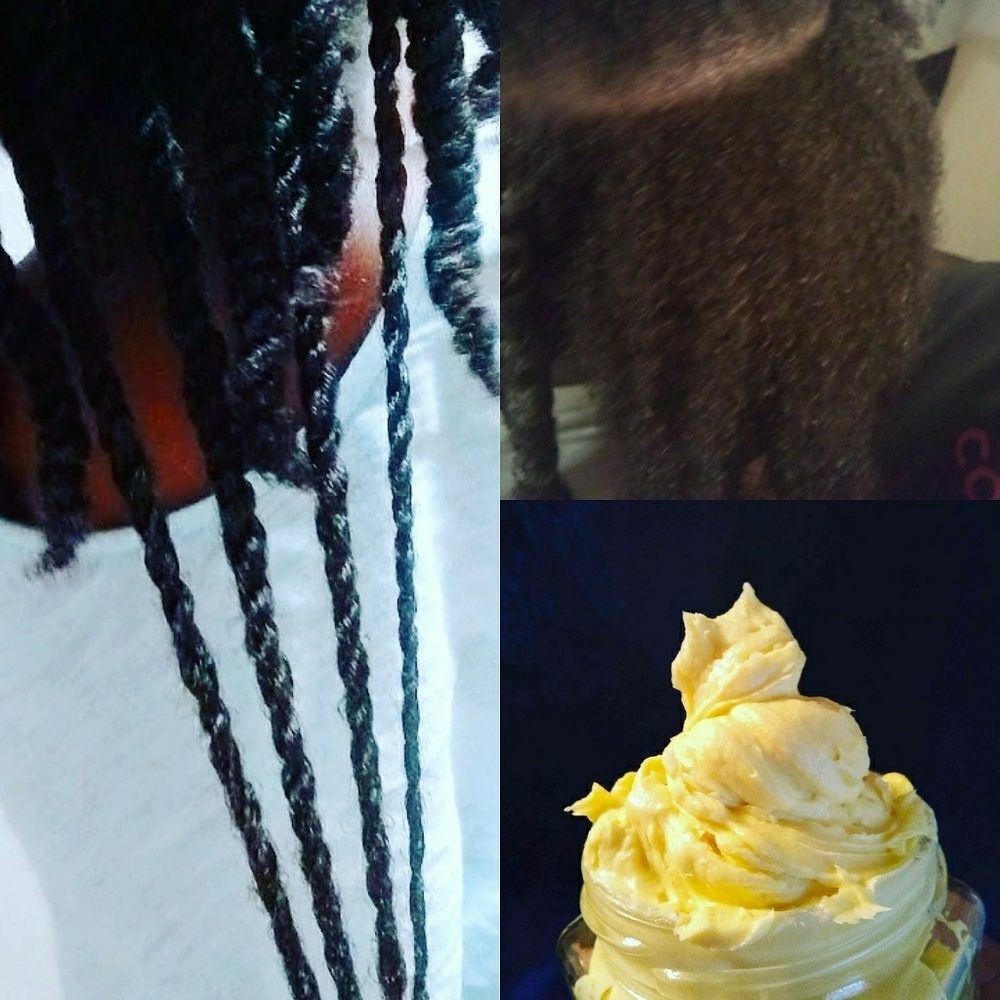 Whipped Shea Butter with essential oils for Hair